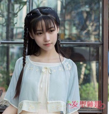 两个小辫子散发的发型 两个小辫子的发型叫什么
