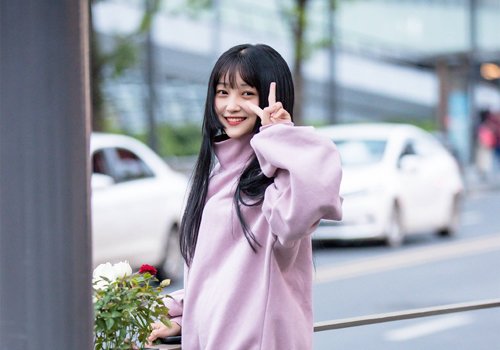 黑长直依旧是高中淑女最爱发型 时下高中少女长直发流行款锦集