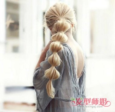 小妹妹都学起的“泡泡辫”萌呆 扮嫩最迷人款梳扎发造型